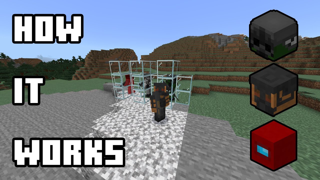 How these helmets works [Minecraft BE]