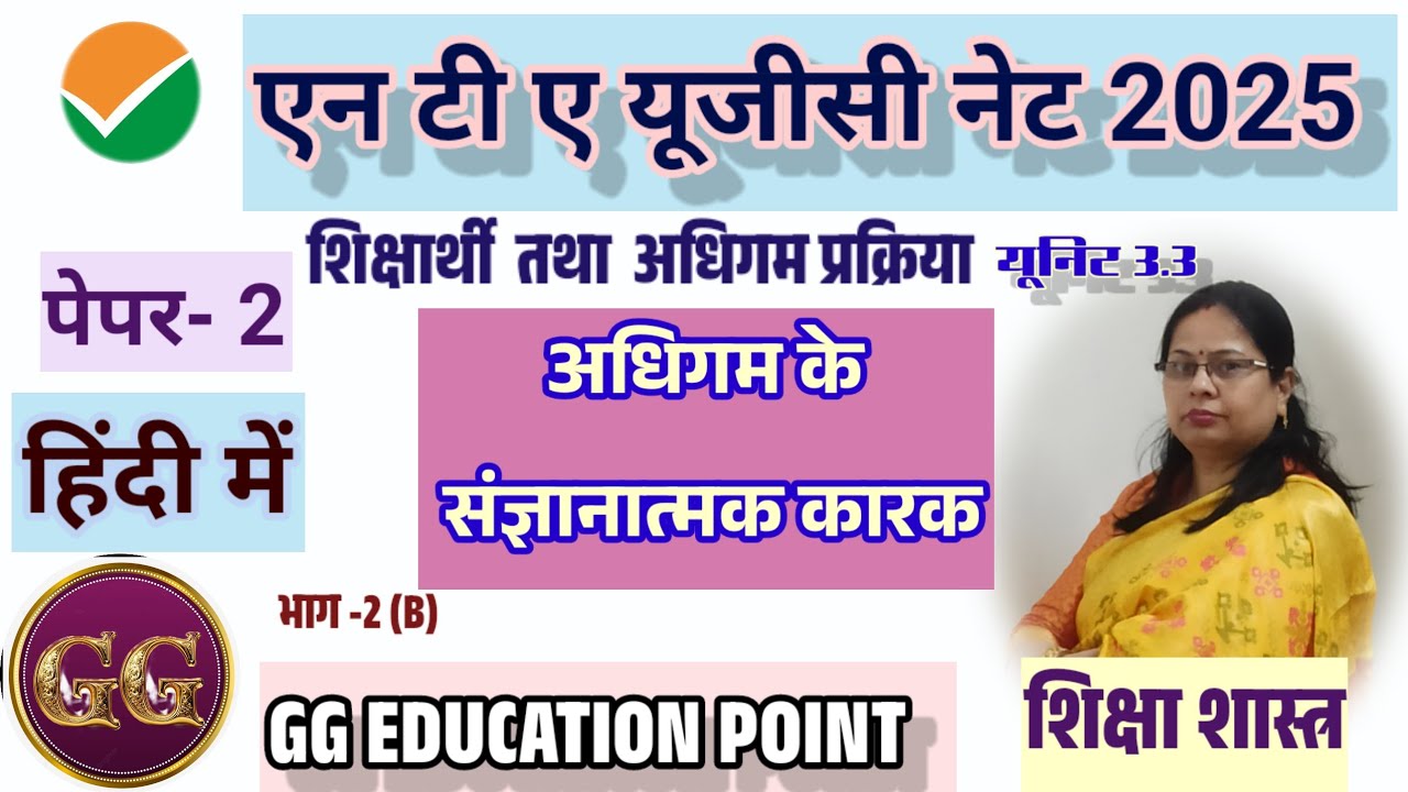 Adhigam ke sangyanatmak upagam  Kurt Levin kshetra siddhant #ugcnet #shiksha #ugcnetexam #education