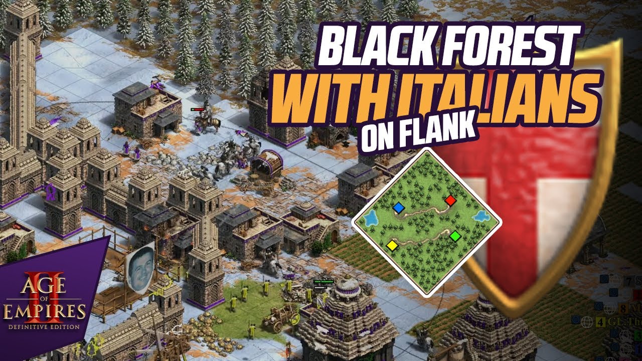 4v4 Black Forest | Italians Fast Imperial Flank!