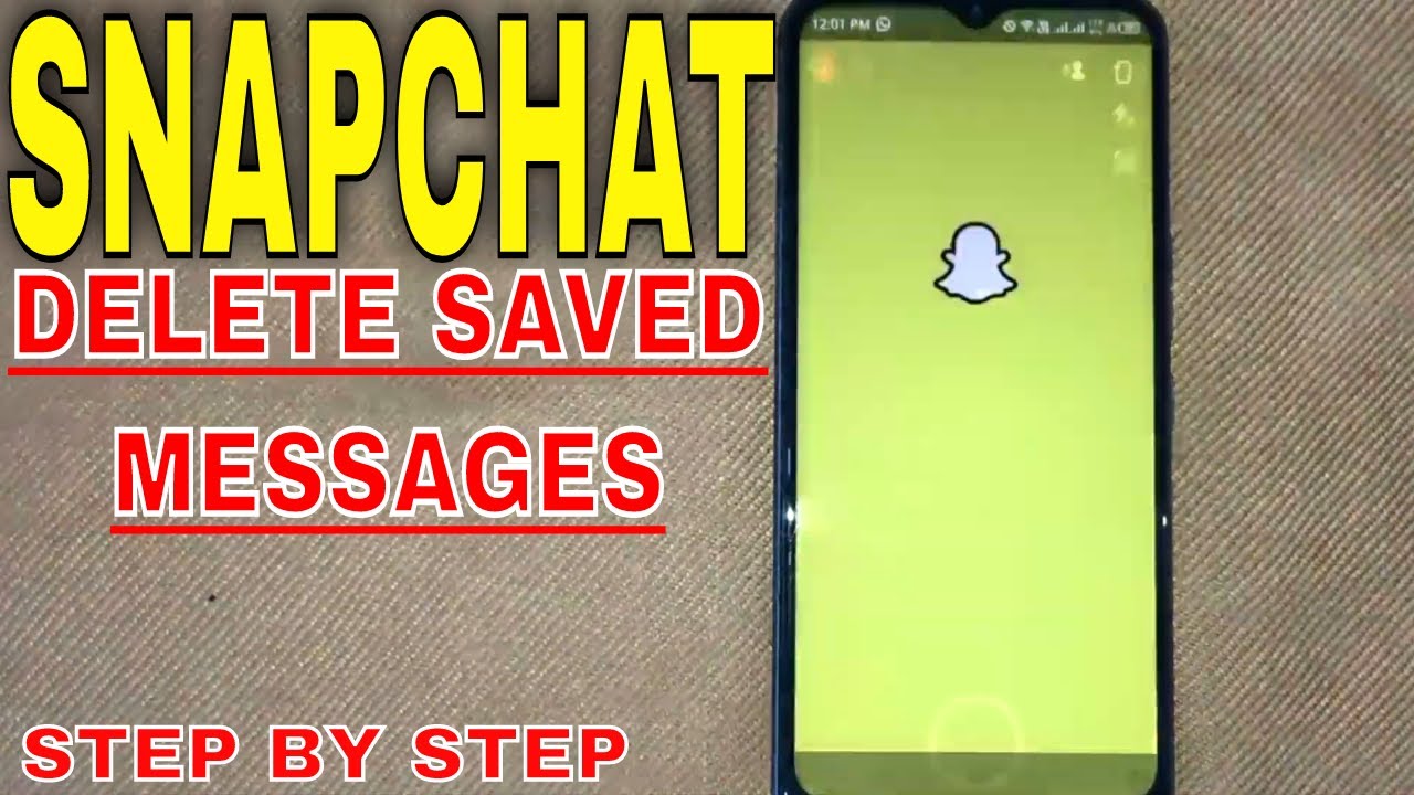 ✅ How To Delete Saved Messages On Snapchat 🔴