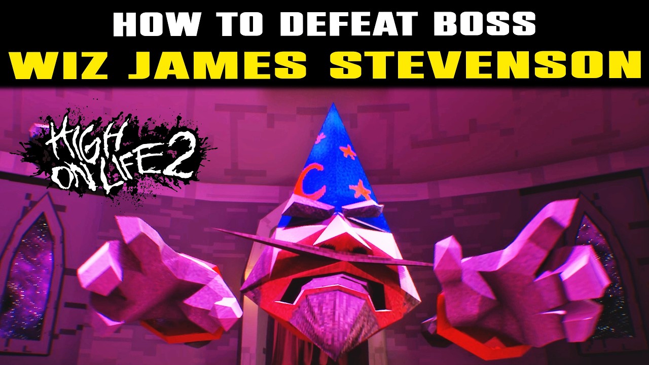 HOW TO DEFEAT Wiz James Stevenson BOSS EASY Explained | HIGH ON LIFE 2 | Finance Wiz James Stevenson