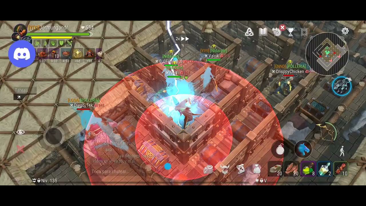 RAID/PVP (contra clases al 5 nos hacen team 😔)
