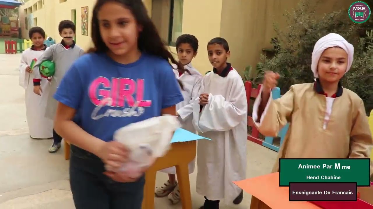 Au marche  3 eme Primaire ecole anglaise Francais  2 eme  Langue   Class 3C