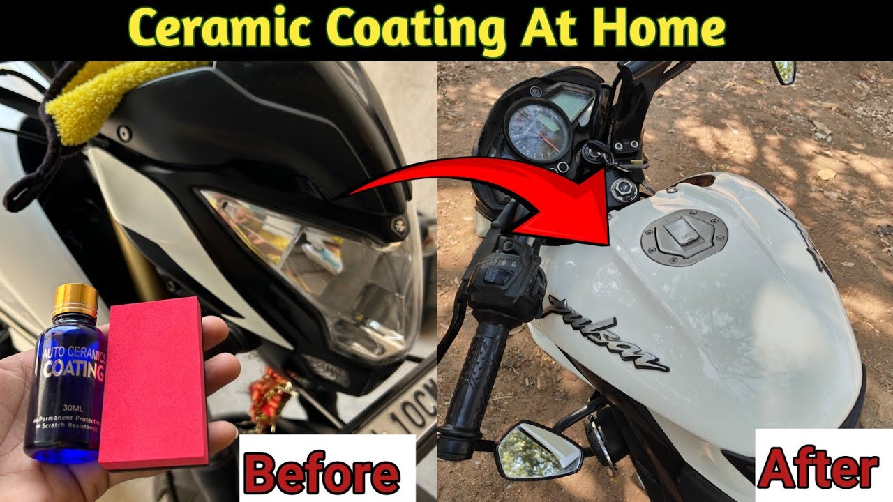 Ceramic Coating At HOME !! . ✌️ With Simple Steps . Best Ceramic Coating for All Bikes🏍️.