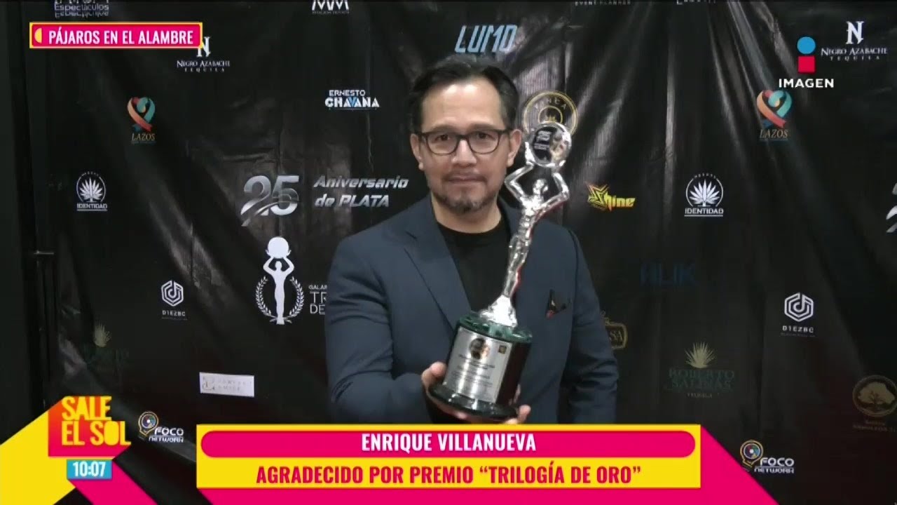 Enrique Villanueva es reconocido con el premio “Trilogía de Oro” | Imagen Noticias