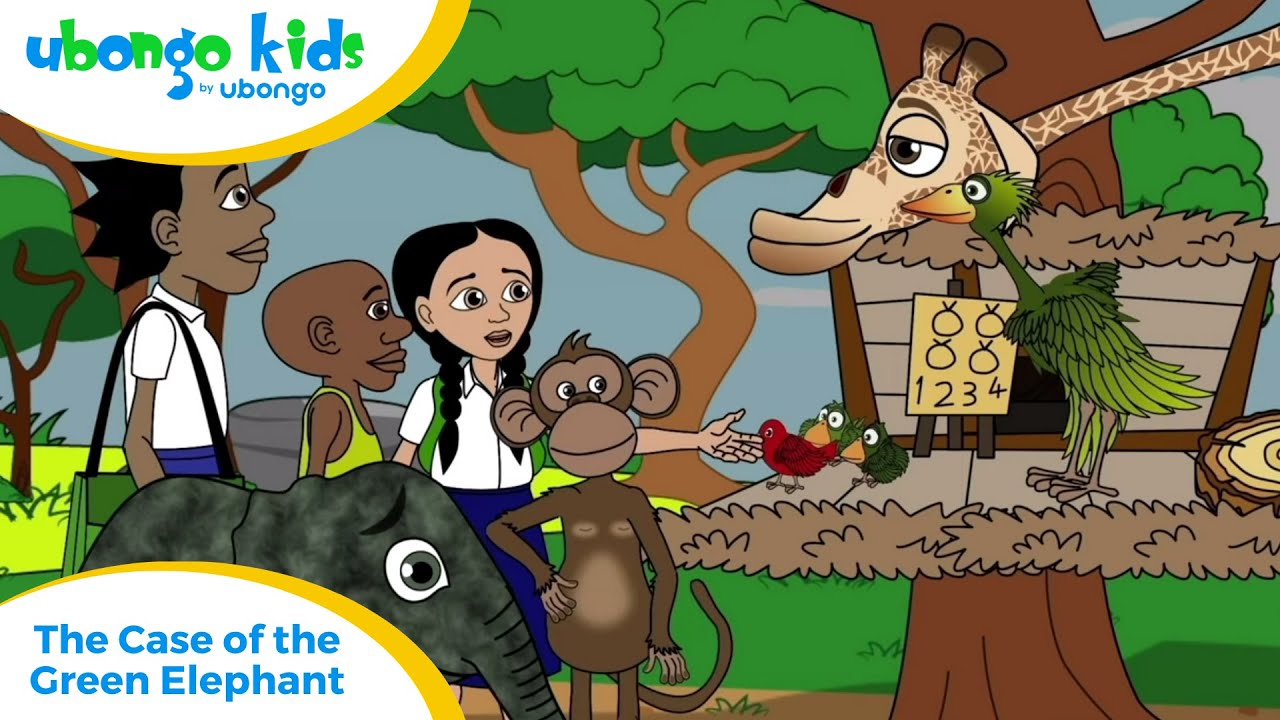 EPISODE 60: The Case of the Green Elephant |  Utu: Self Control | African Educational Cartoons