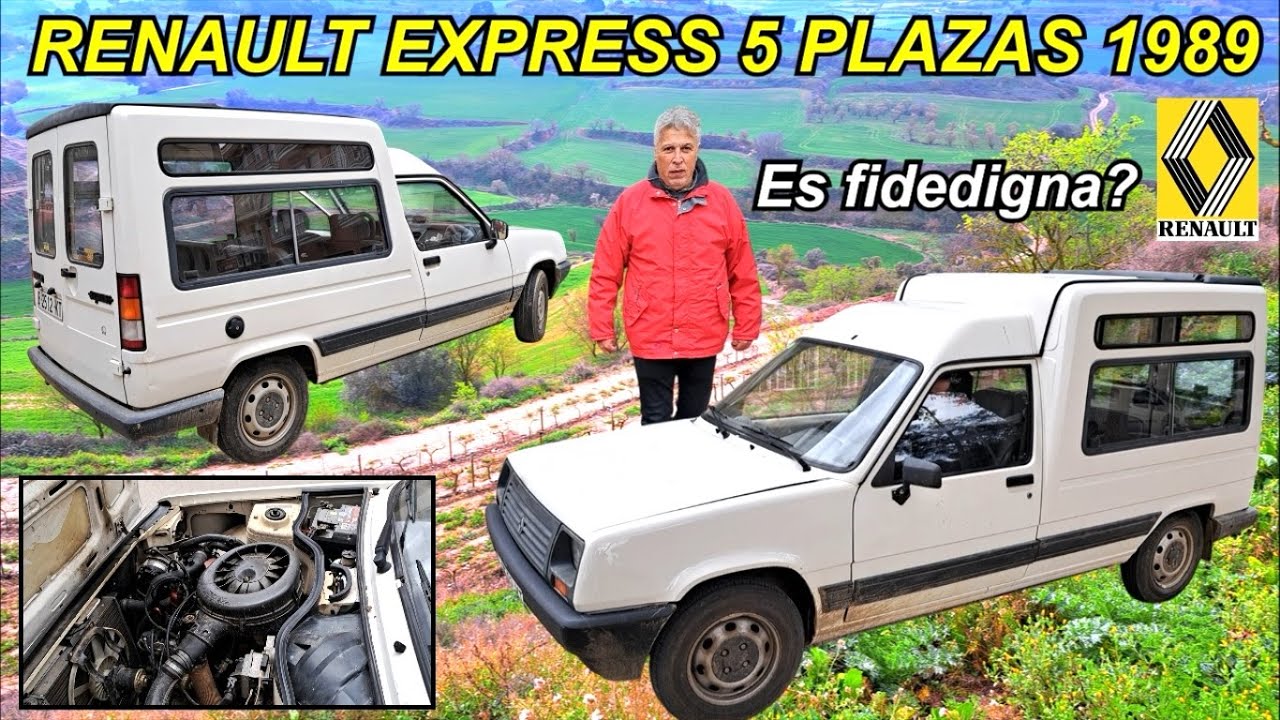 ⛽️Renault Express acristalada 5 plazas. La 