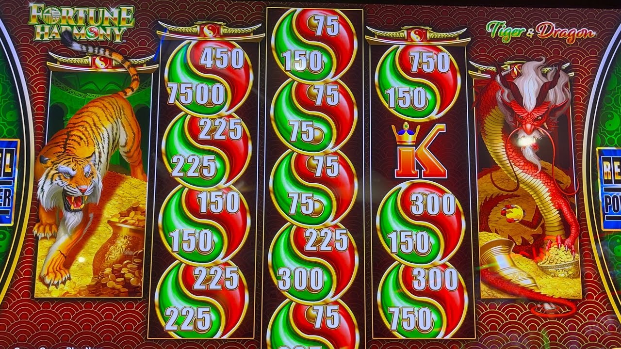 UNLOCKED THE DRAGON AND THE TIGER!!! Fortune Harmony Slot Machine