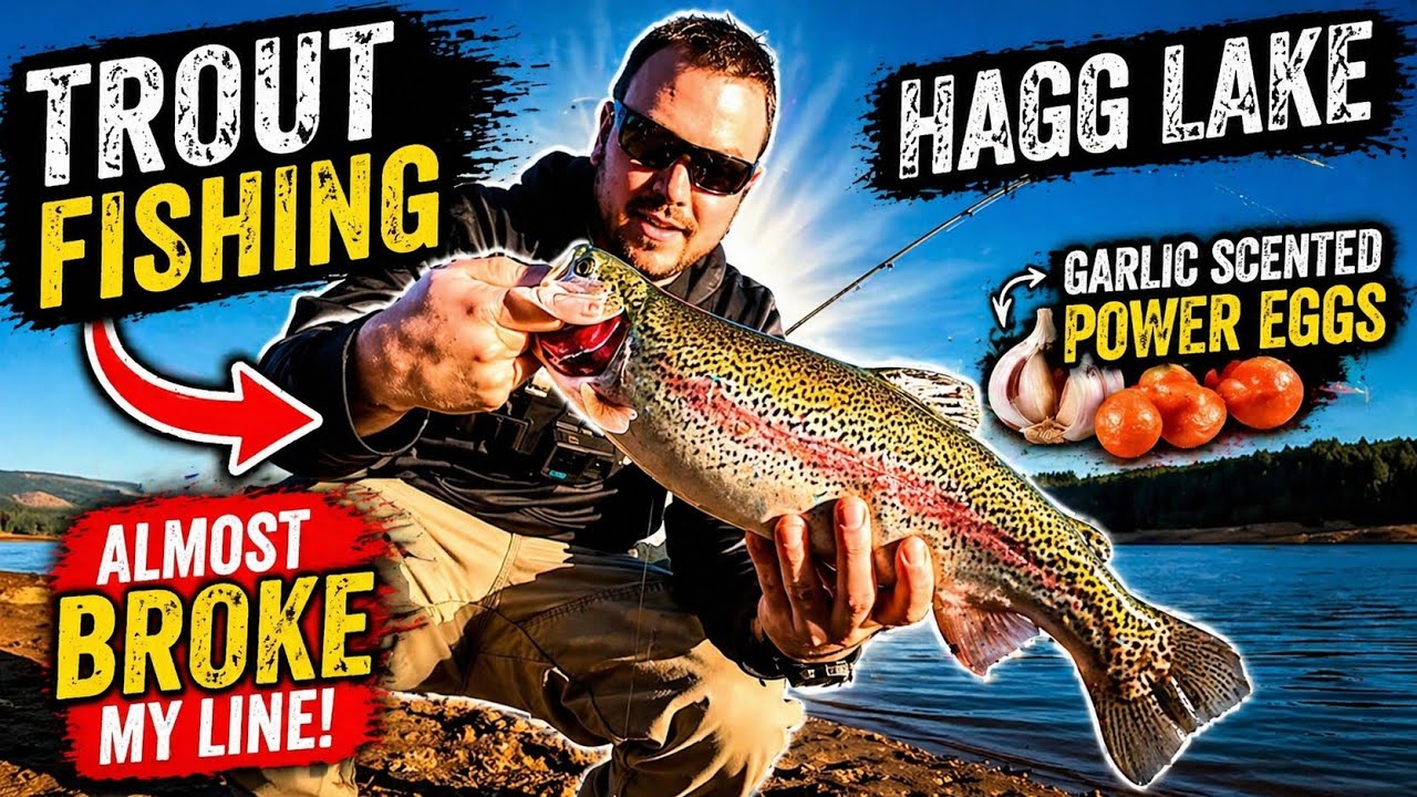 This TROUT Almost Broke My Line | Trout Fishing | Hagg Lake | Freedom Outdoors