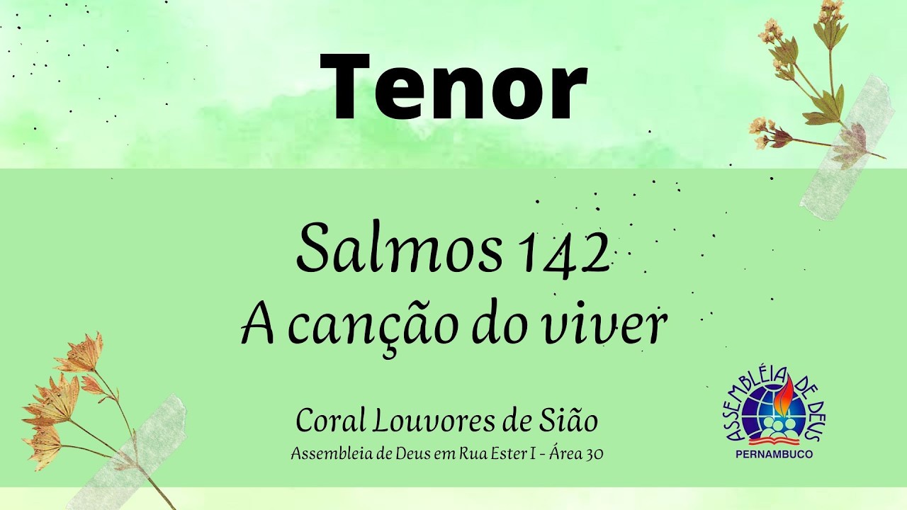 Salmos 142 - Kit Tenor