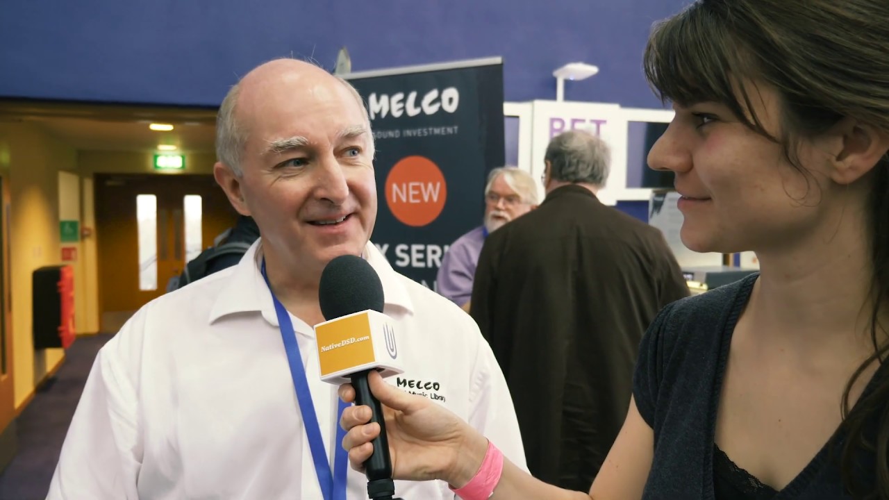 Melco's Alan Ainslie Introduces Melco EX Series at UK Hi-Fi Show Live 2019
