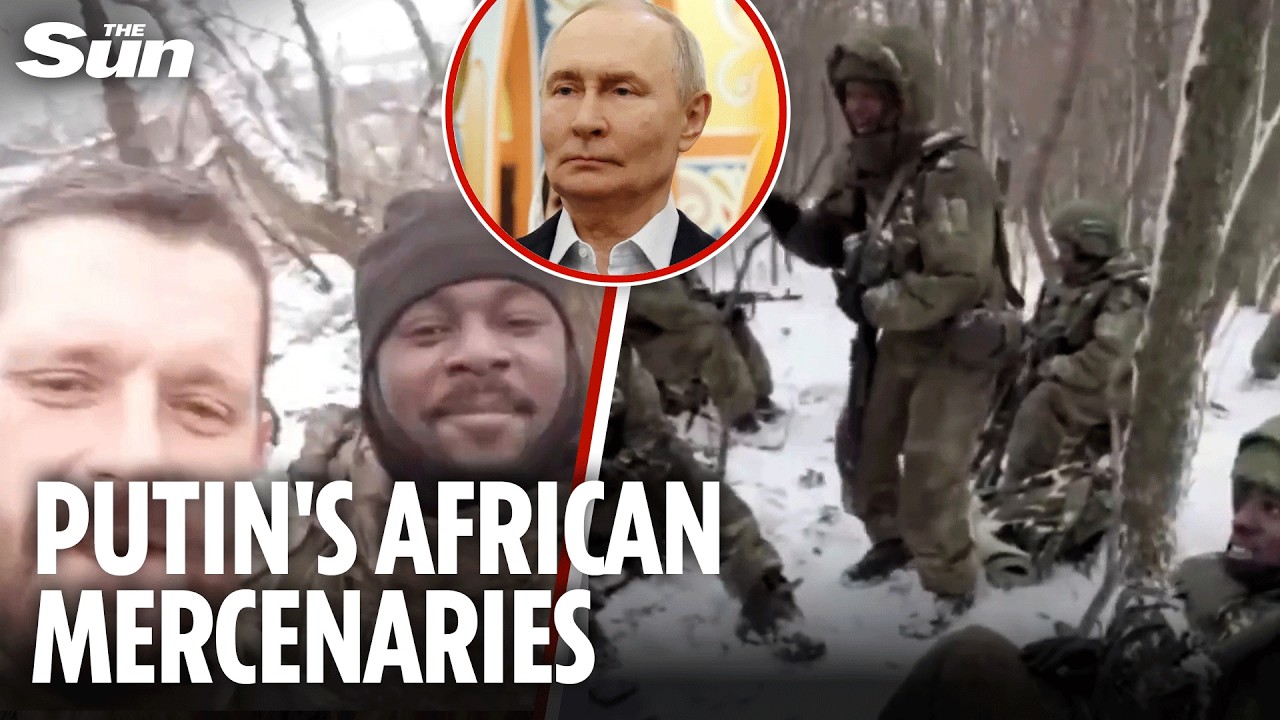 Putin forces 'cannon fodder' African recruits to become suicide bombers in Ukraine war