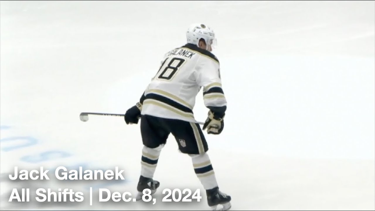 Jack Galanek (MUS18) | All Shifts | Muskegon Lumberjacks v Des Moines Buccaneers (USHL) | 12 08 2024