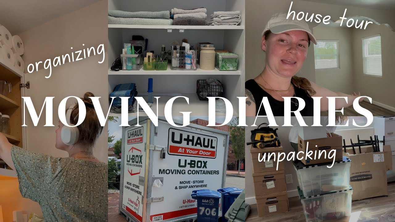 ultimate moving vlog 🏠 | ep. 5: empty house tour, unpacking, organizing