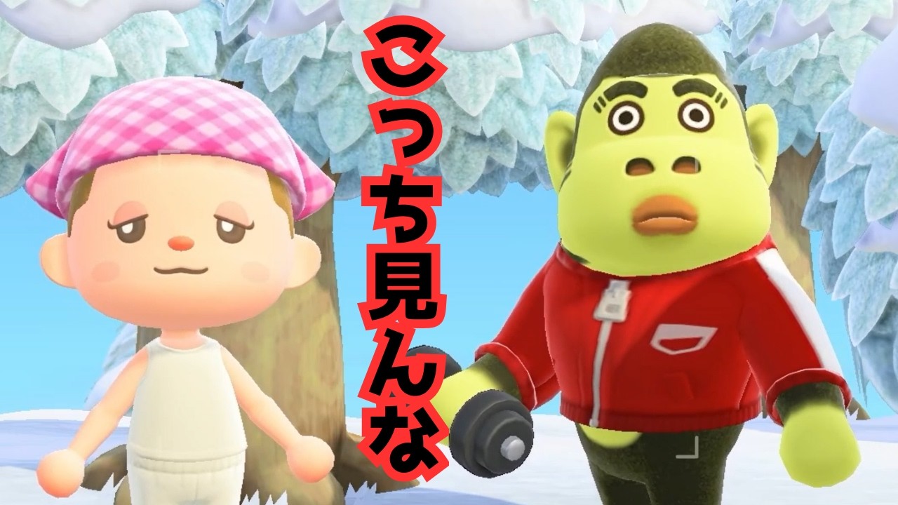 ゴリラ見てるだけで時間が溶ける島【あつ森】#4