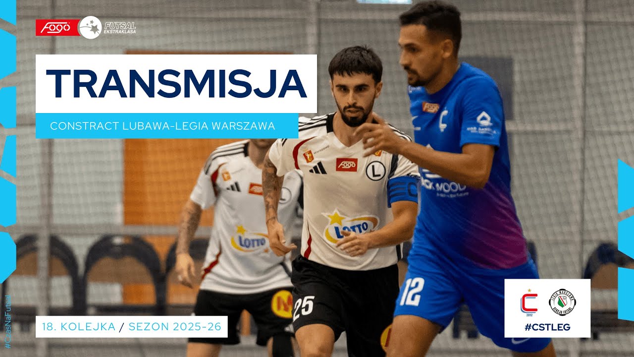 CONSTRACT LUBAWA-LEGIA WARSZAWA| NA ŻYWO | 18. KOLEJKA 2025/26