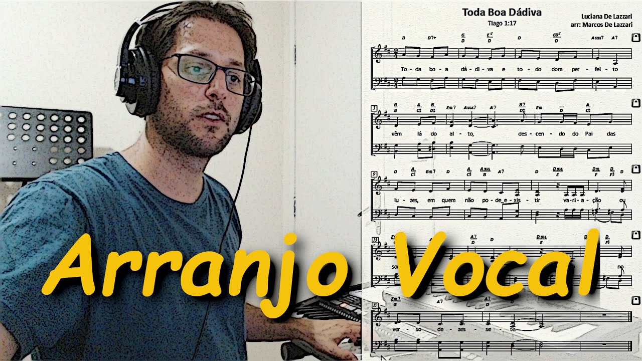 Escrevendo o arranjo vocal