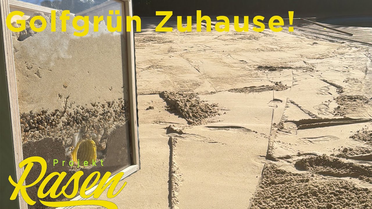 Golfgrün Zuhause nach FLL Baurichtlinie für Golfplatzbau!