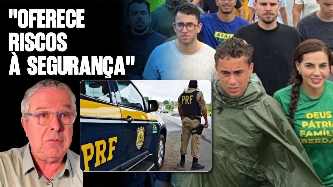 PRF DIZ QUE CAMINHADA DE NIKOLAS FERREIRA É ARRISCADA