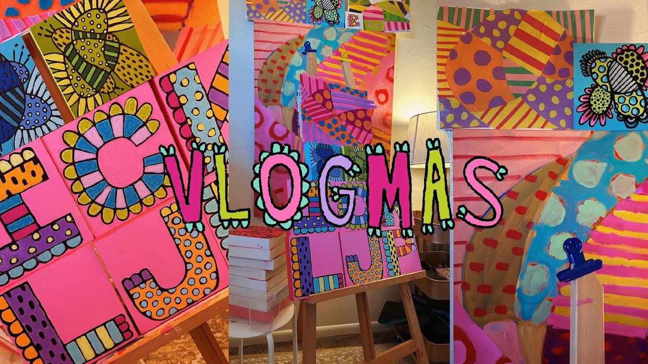 art chat ✎☆♡ all the art I made in 2025 ❅ vlogmas day 14