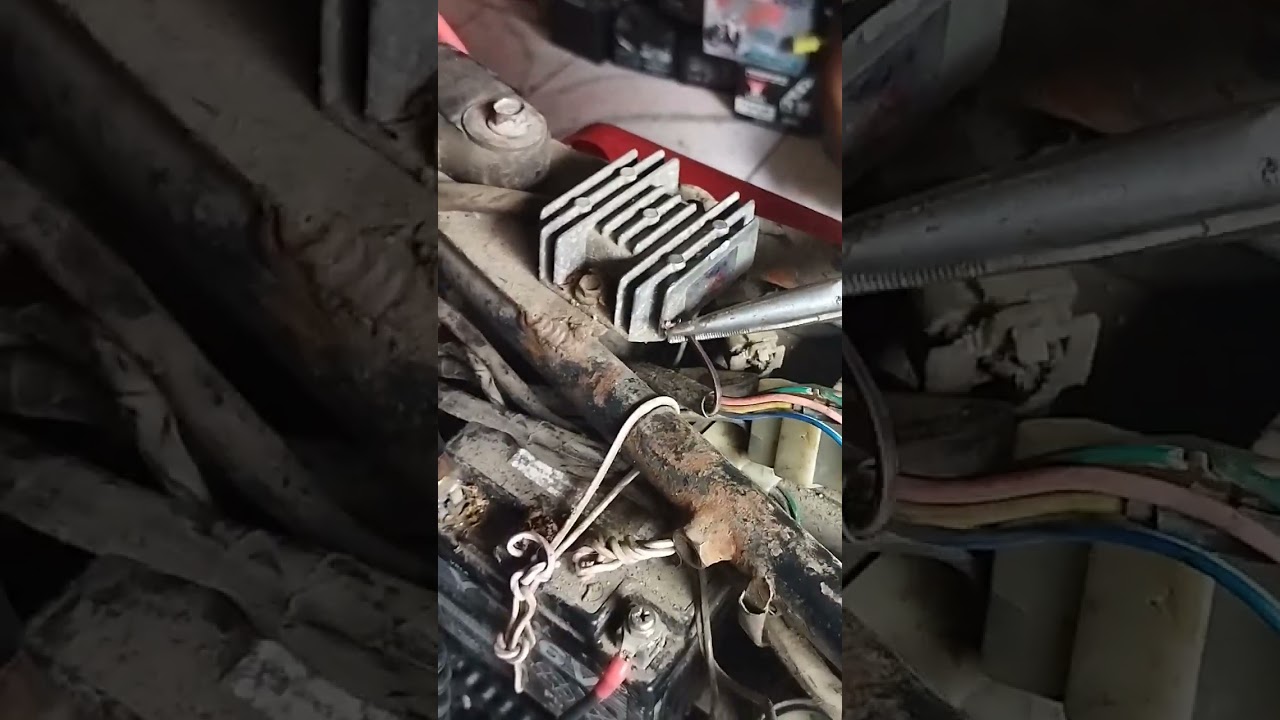 Ayaw umandar walang lumabas na kuriente SA spark plug. ganito lng gawin mo!