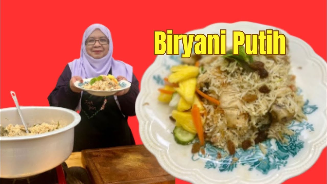 Nasi Beriani Putih| Nasi Briyani Putih | Lembut, Beraroma & Kaya Rasa |