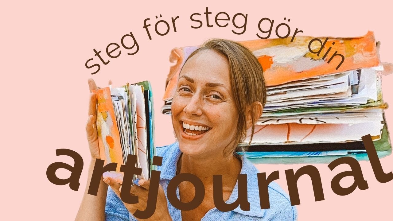 Hur du gör din egen artjournal för nybörjare. Lätta steg för steg.