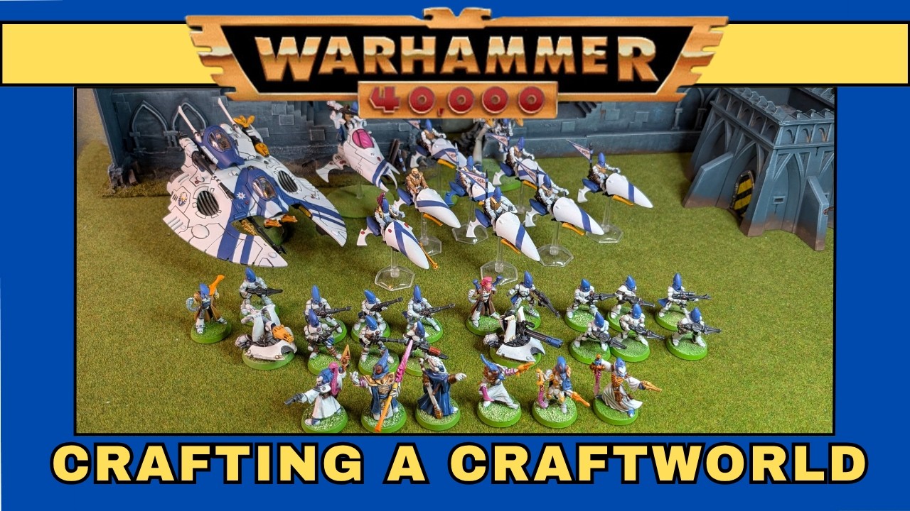 Crafting a Craftworld - Eldar Guardians and Warlocks | Warhammer 40k 2nd edition