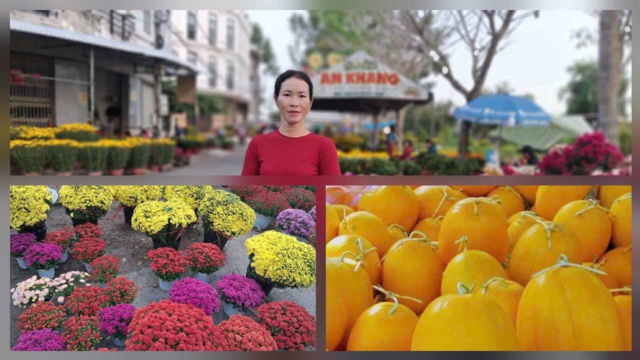 Chợ tết cờ đỏ ngày 27 nhộn nhịp quá ông bà cô chú ơi 