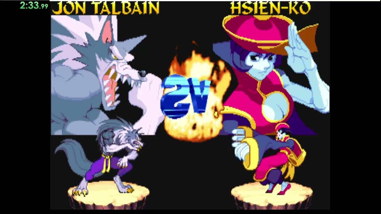 Night Warriors Darkstalkers' Revenge [Arcade] Speedrun (First Attempt Ever)