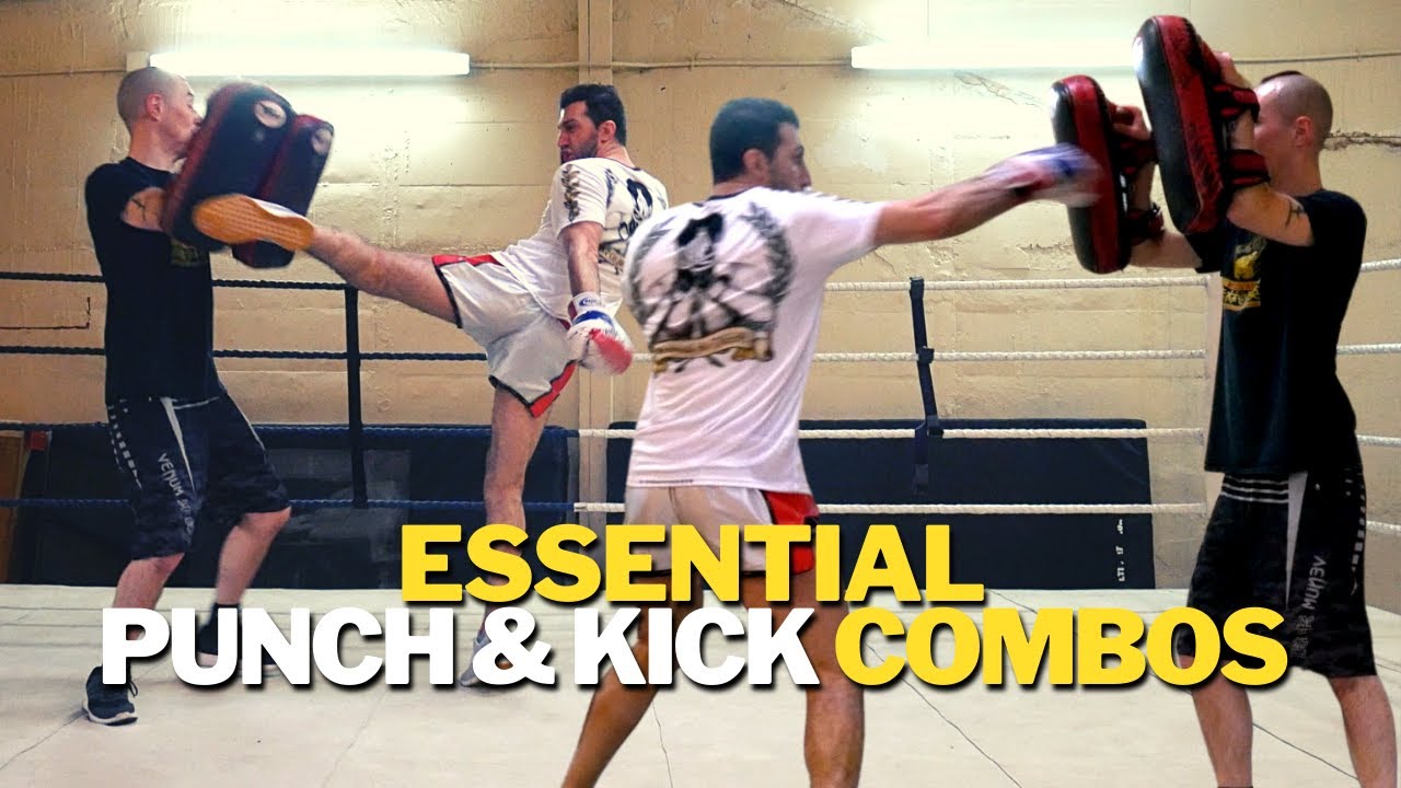 3 ESSENTIAL Punch & Kick Combos for Beginners to Advanced