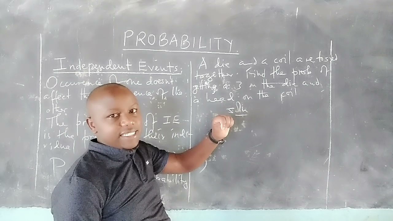 INDEPENDENT EVENTS IN PROBABILITY. THE PRODUCT LAW OF PROBABILITY