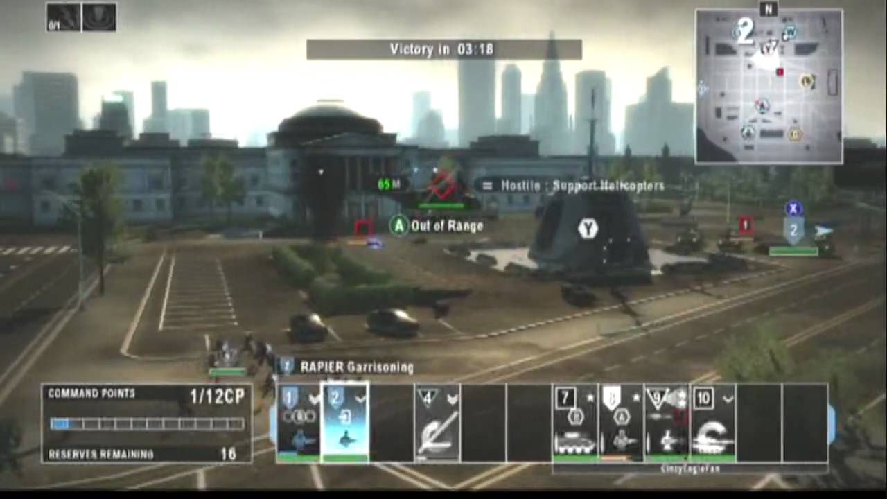 Tom Clancy's Endwar Tips: Washington DC Conquest
