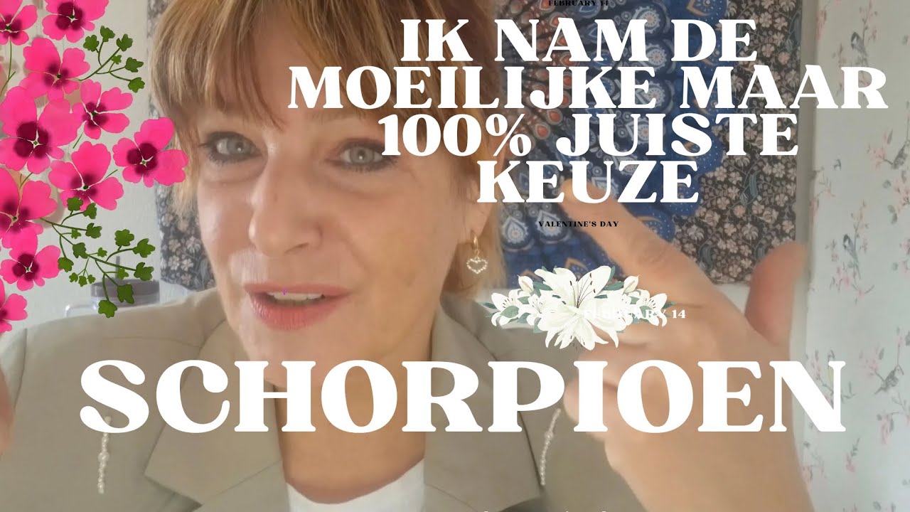 Schorpioen 🌸 Ik nam de moeilijke maar 100% juiste keuze februari 26 lartistic6924@gmail.com 