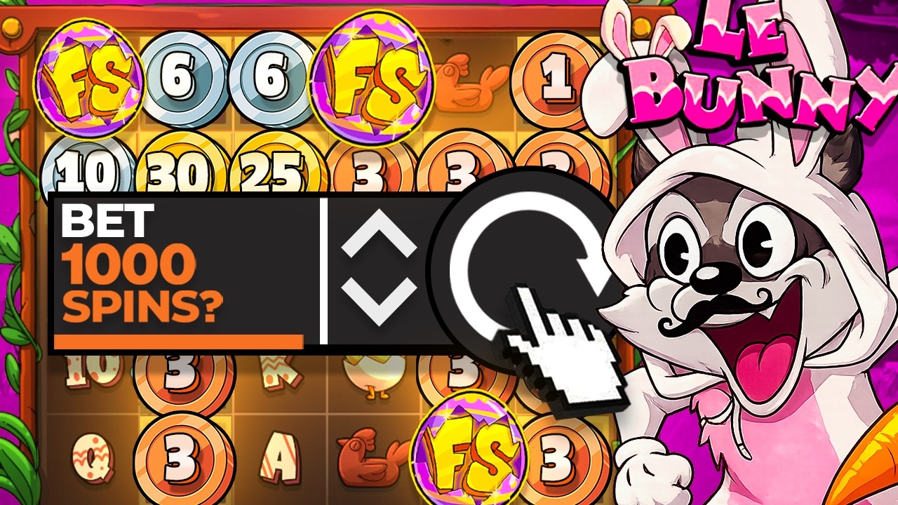 1000 вращений с бонусом &laquo;5X УДАЧИ&raquo; в игре LE BUNNY!