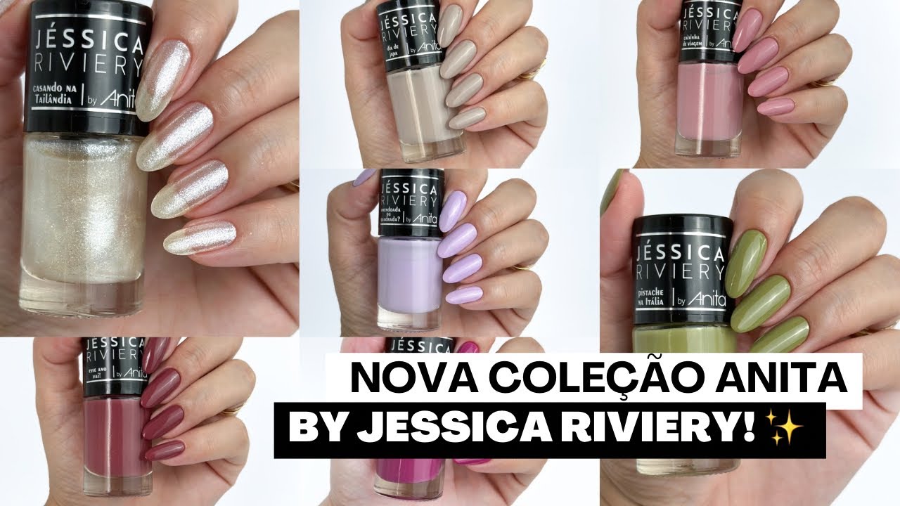 Anita & Jéssica Riviery LANÇAM mais uma coleção de esmaltes! | SWATCHES | RESENHA