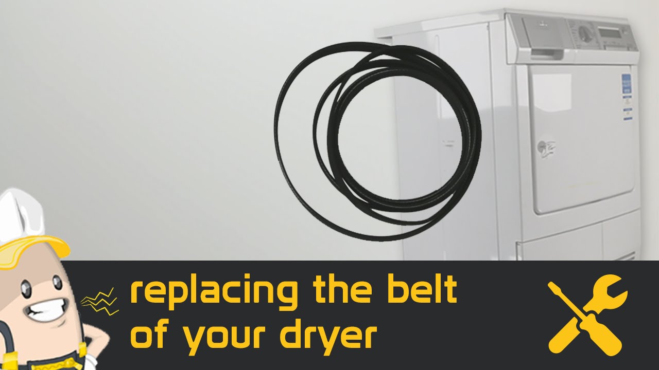 Replacing the belt of your dryer | The PartsHub.co.uk method