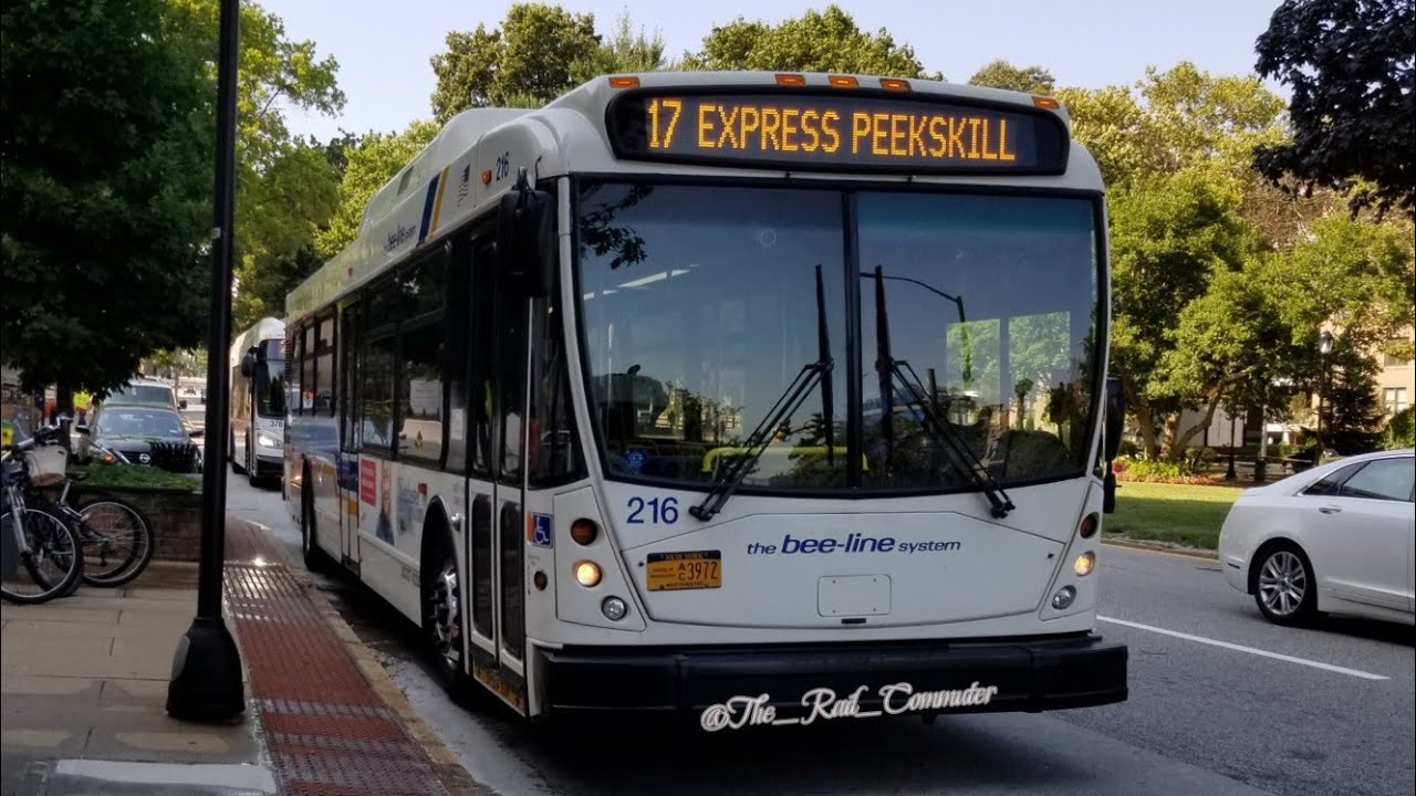 Bee-Line Bus: On Board NABI 40LFW [#216] Route 17 Bus From White Plains to Peekskill (2018)