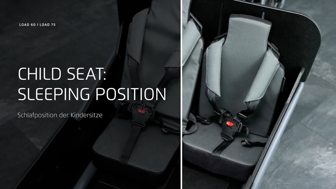 Load 60 I 75: How to put the child seat in the sleeping position
