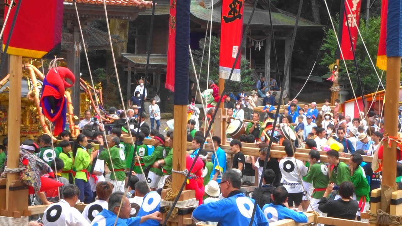 中島町『お熊甲祭 境内参入No 04』2023/09/20