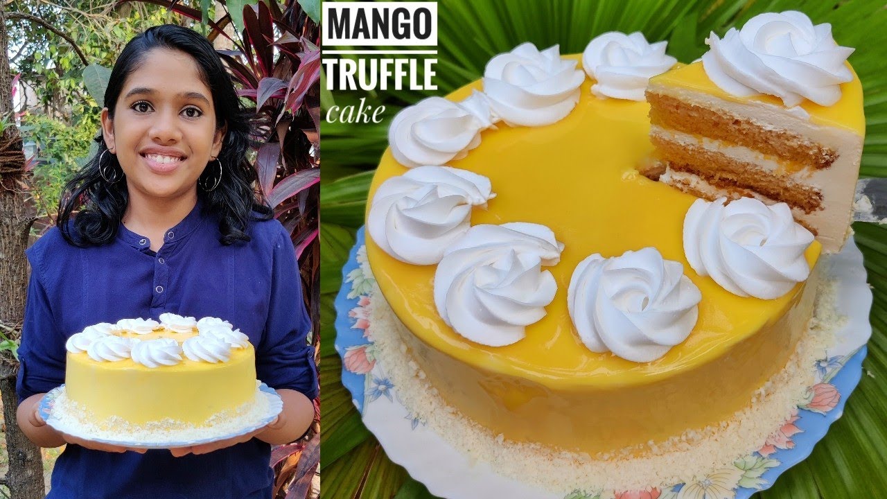 Mango Truffle Cake Without Oven | എളുപ്പത്തിൽ ഒരു Mango Truffle കേക്ക് | Mango Truffle Cake Recipe