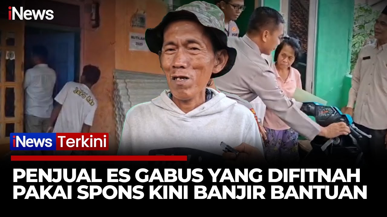 Rumah Direnovasi hingga Diberi Hadiah Motor, Penjual Es Gabus Viral Kini Banjir Bantuan