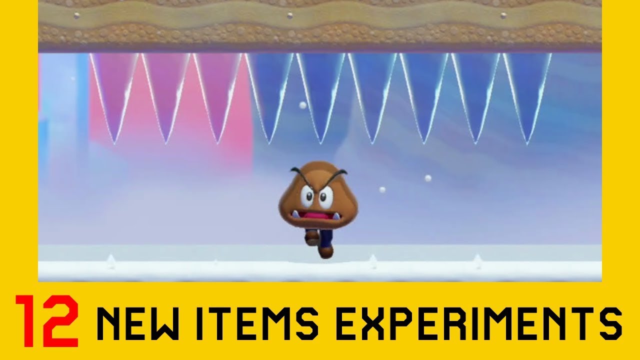 12 Q&A Experiments with the NEW 3D World Items - Part 1 | Super Mario Maker 2