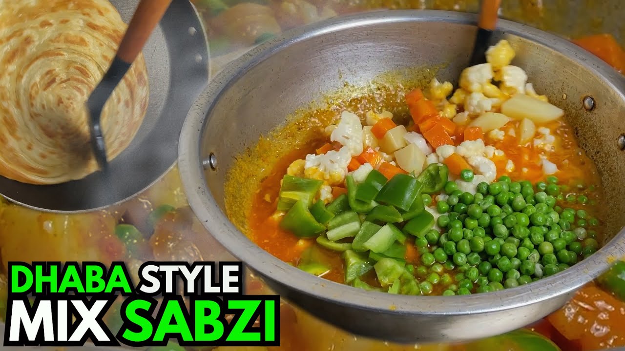 How to make Dhaba Style Mix Sabzi in 2025 | Asmr Cooking | Step by Step Recipe