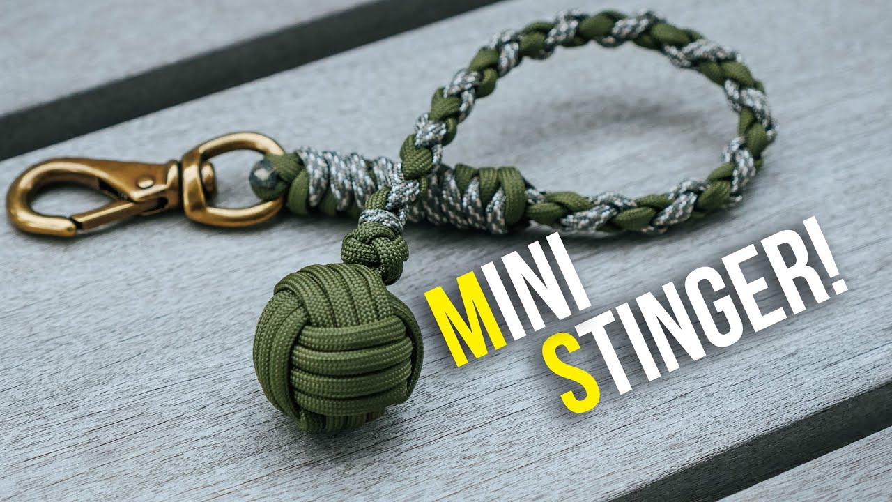 MINI Monkey's Fist Stinger Keychain Impact Tool Tutorial