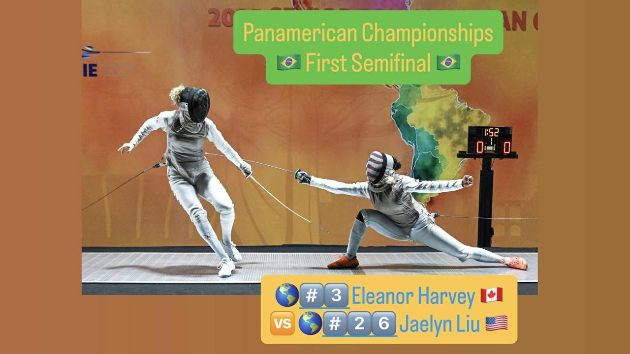 Panam Champs 2025 SWF - L4 - Eleanor Harvey CAN v Jaelyn Liu USA