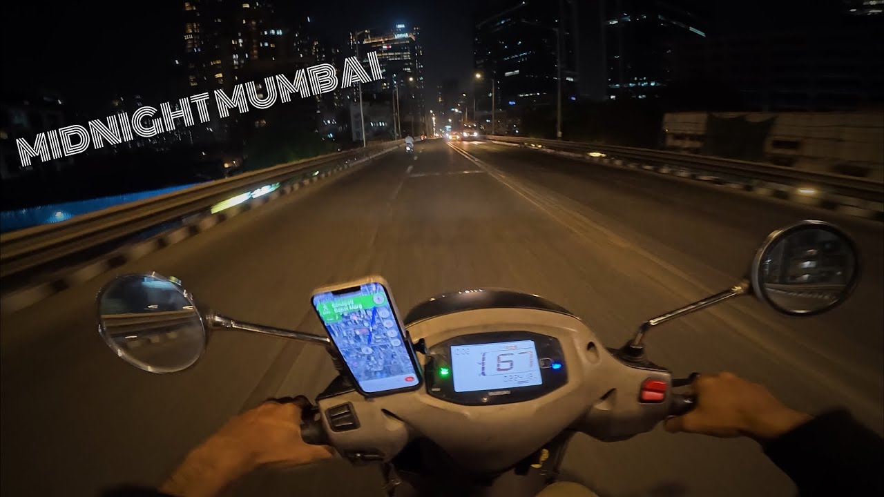 Mumbai Night Ride POV 🌃 | Empty Roads & City Lights | 4K 24FPS