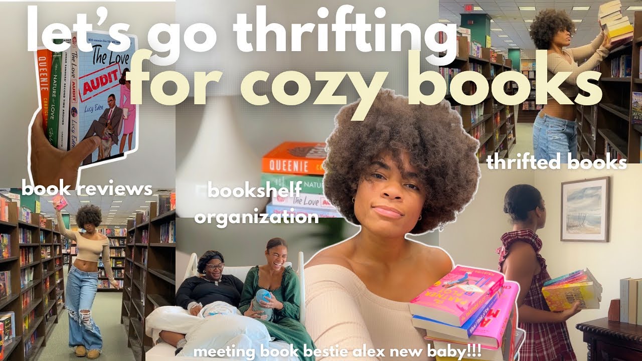 let’s go thrifting for books 📚 book shopping at barnes and noble + book haul, book reviews