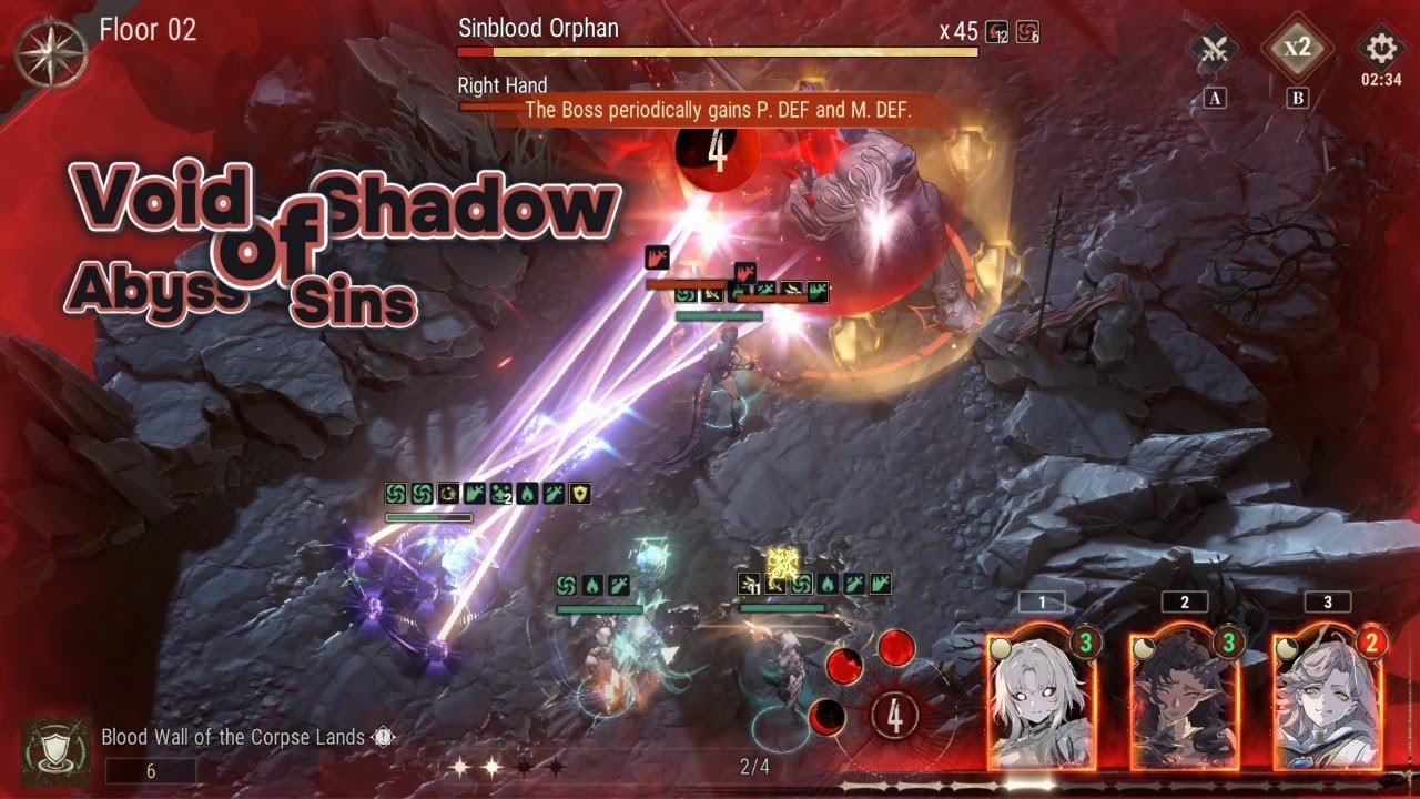 Void of Shadow - Floor 1-3 [Abyss of Sins] | Silver and Blood