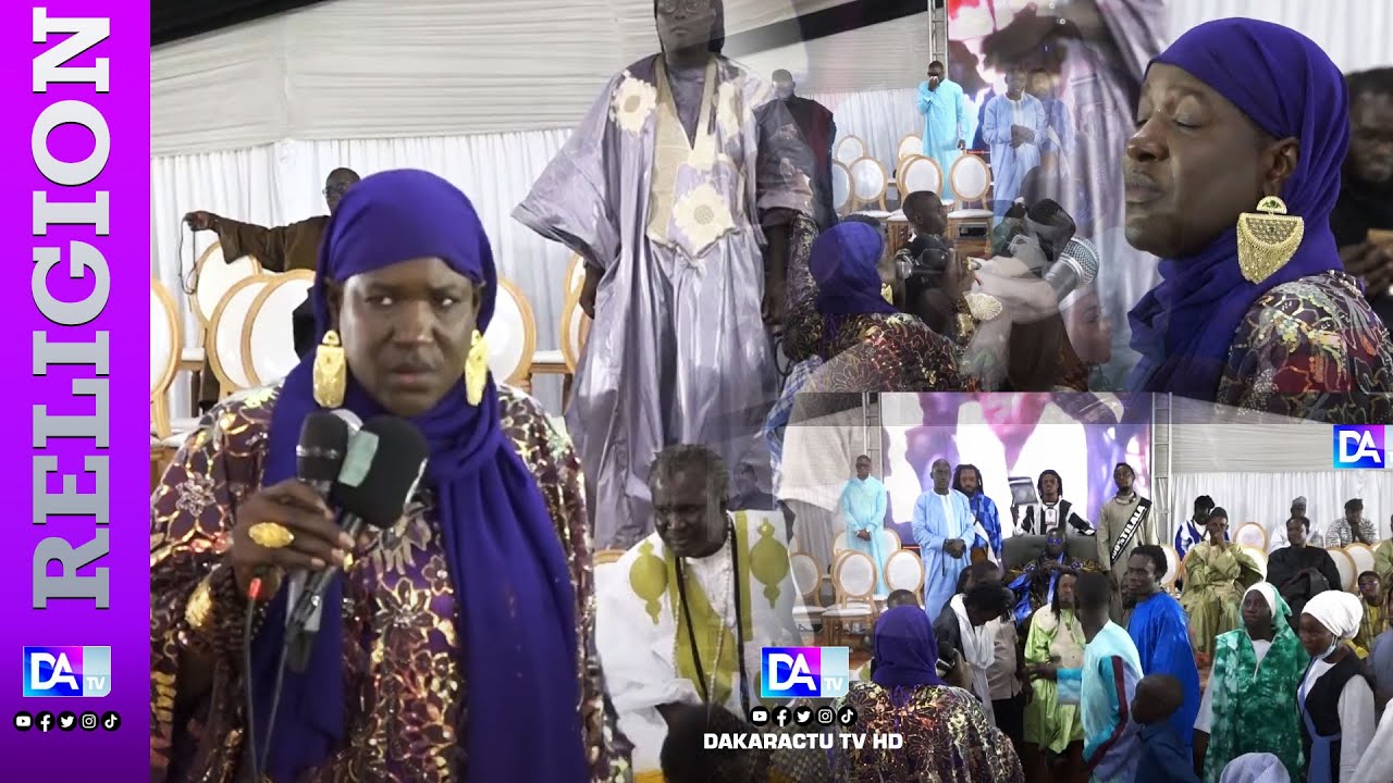 Thiant - Chez Tilala Fall : Sokhna Nogaye Gueye Tilala réchauffe les Bayes Fall par ses "La ilaha.."